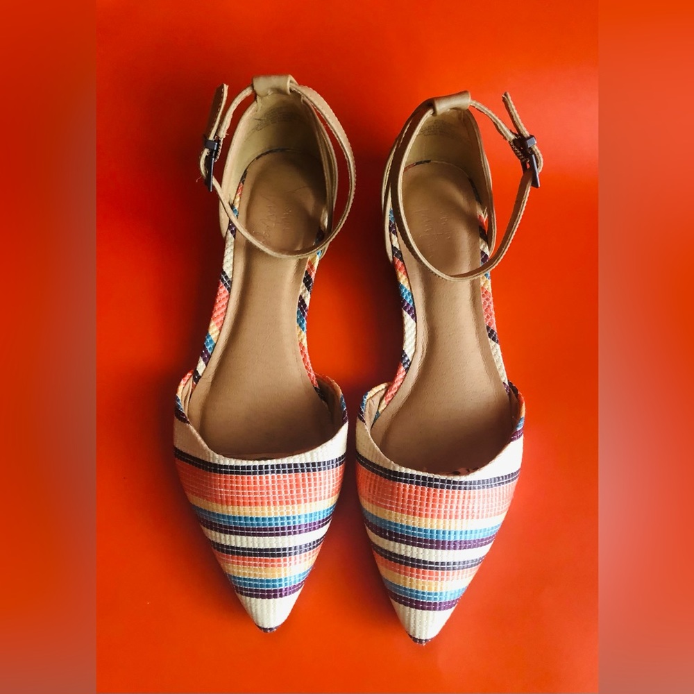 Crown Vintage Evalinda Cute & Stylish Work Flats Sierra/Bright Multi Size 6.5